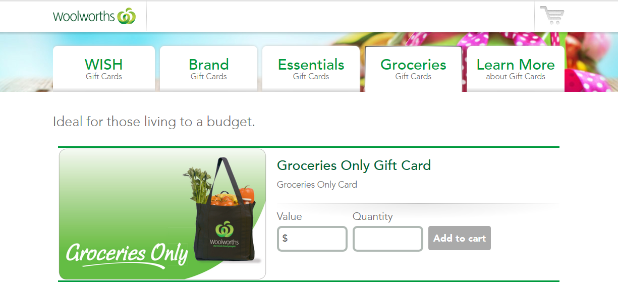 Woolworths Gift Cards Discount November 2019 Voucher