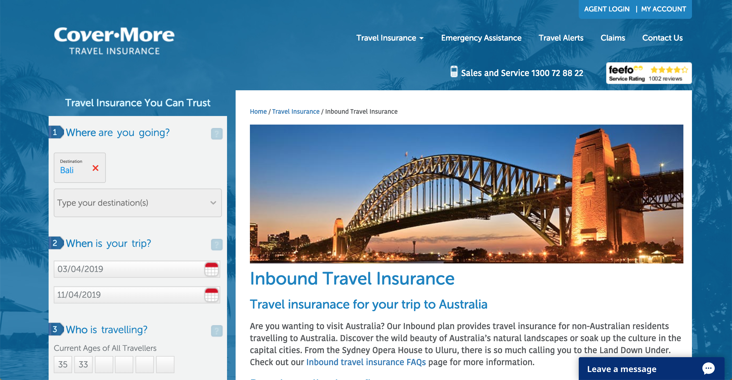 travel insurance deals australia