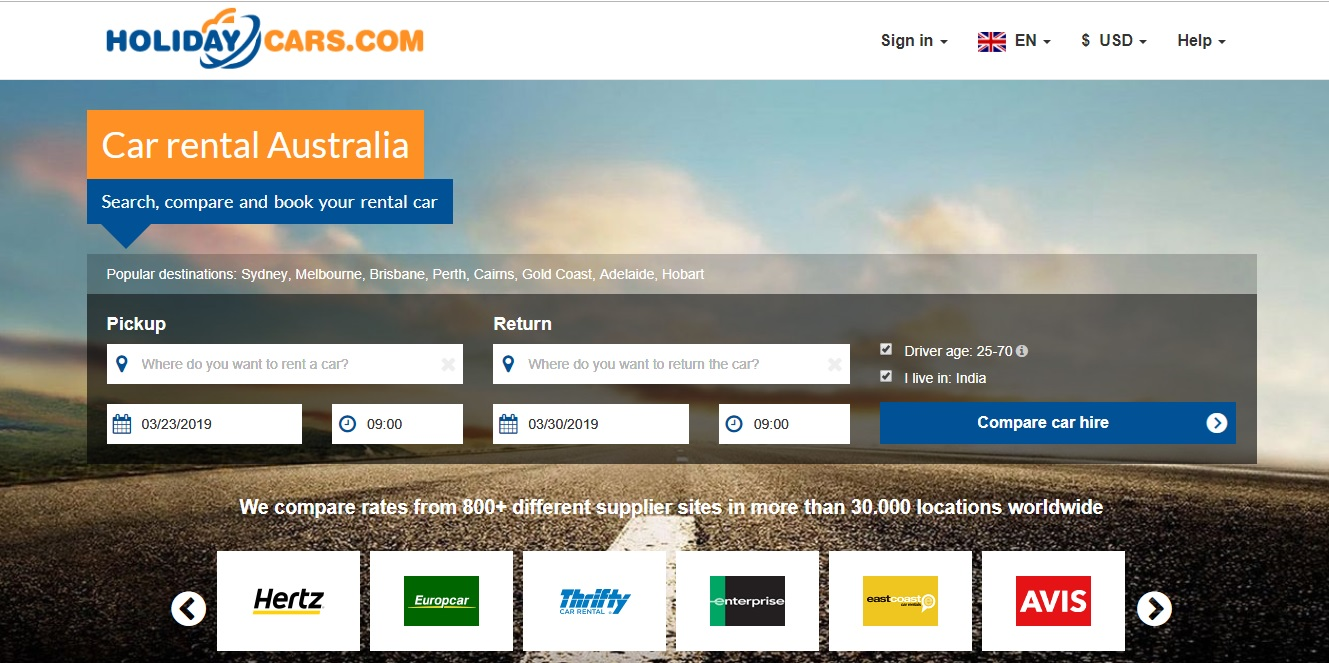 Holiday Cars Coupon Code / Offers July 2024 Holiday Cars Deals Australia